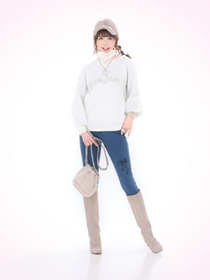 Bonjourなﾊﾟｰﾙﾋﾞｼﾞｭｰﾆｯﾄﾌﾟﾙｵｰﾊﾞｰ