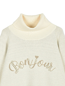 Bonjourなﾊﾟｰﾙﾋﾞｼﾞｭｰﾆｯﾄﾌﾟﾙｵｰﾊﾞｰ 詳細画像