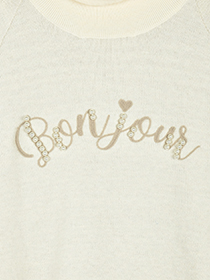 Bonjourなﾊﾟｰﾙﾋﾞｼﾞｭｰﾆｯﾄﾌﾟﾙｵｰﾊﾞｰ 詳細画像