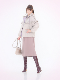 異素材MIXの中わたふりるﾌﾞﾙｿﾞﾝ