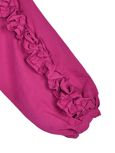 華やかさ増すふりる美人ｶﾞｳﾝﾜﾝﾋﾟｰｽ 詳細画像 ﾋﾟﾝｸ系 5