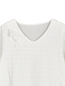 ｸﾁｭｰﾙﾘﾎﾞﾝのｼﾞｬｶｰﾄﾞﾃｨｱｰﾄﾞﾁｭﾆｯｸ 詳細画像