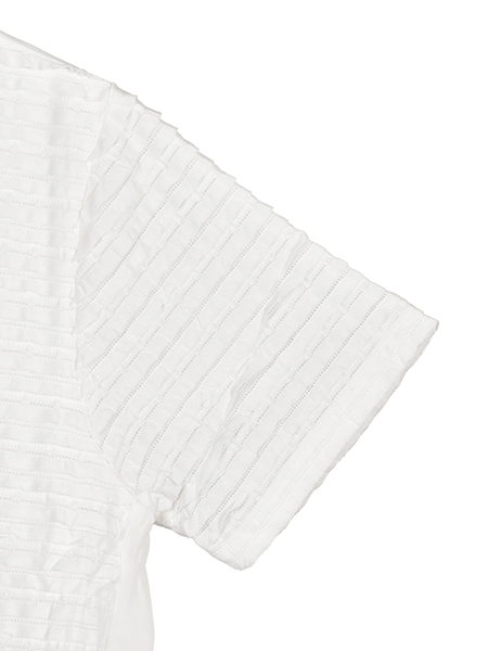 ｸﾁｭｰﾙﾘﾎﾞﾝのｼﾞｬｶｰﾄﾞﾃｨｱｰﾄﾞﾁｭﾆｯｸ 詳細画像 ｵﾌﾎﾜｲﾄ 5