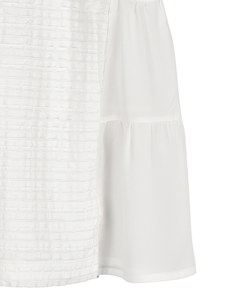 ｸﾁｭｰﾙﾘﾎﾞﾝのｼﾞｬｶｰﾄﾞﾃｨｱｰﾄﾞﾁｭﾆｯｸ 詳細画像 ｵﾌﾎﾜｲﾄ 6