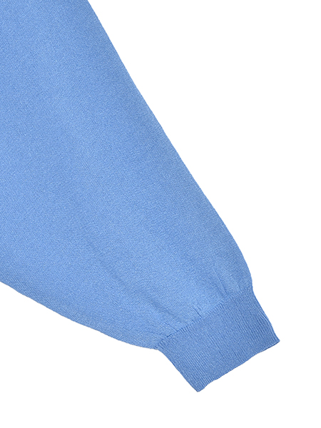 ﾗｯﾌﾙふりるﾄﾘﾐﾝｸﾞのLOVEﾆｯﾄｶｰﾃﾞ 詳細画像 ﾌﾞﾙｰ 5