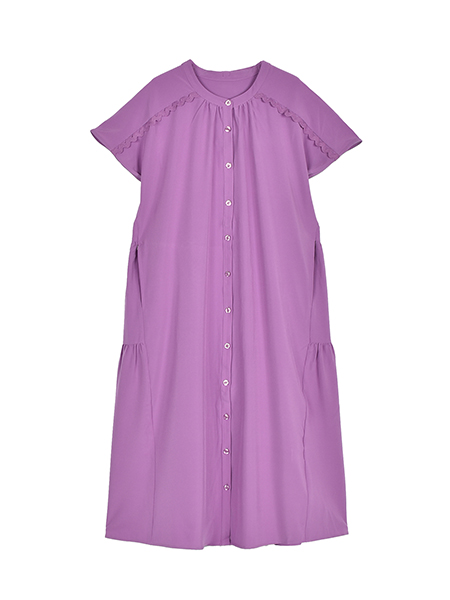 ｳｴｰﾌﾞﾚｰｽの大人ﾃｨｱｰﾄﾞﾜﾝﾋﾟｰｽ 詳細画像 ﾗﾍﾞﾝﾀﾞｰﾋﾟﾝｸ 1