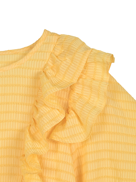 着映えるﾃﾞｺﾗﾃｨﾌﾞふりるﾌﾟﾙｵｰﾊﾞｰ 詳細画像 ｲｴﾛｰ 4