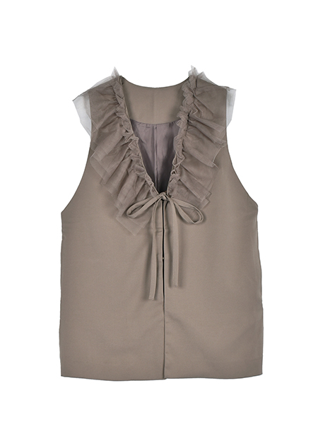 ﾁｭｰﾙふりるの華やぎ軽やかｼﾞﾚ 詳細画像 ﾄｰﾌﾟ 1