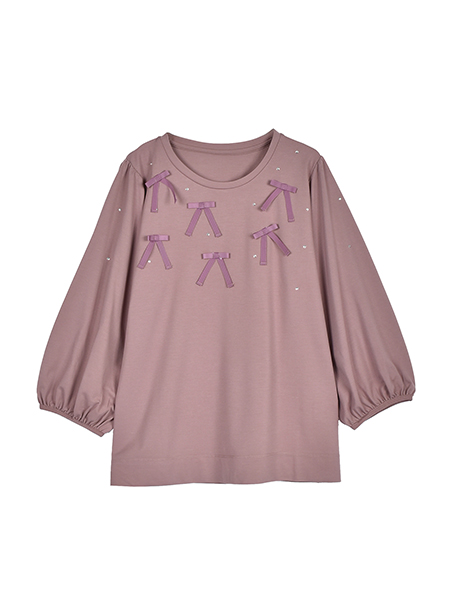 むっちゃ幸せｷﾗｷﾗﾘﾎﾞﾝﾌﾟﾙｵｰﾊﾞｰ 詳細画像 ﾓｰﾌﾞﾋﾟﾝｸ 1