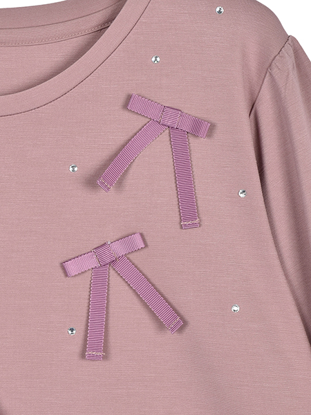 むっちゃ幸せｷﾗｷﾗﾘﾎﾞﾝﾌﾟﾙｵｰﾊﾞｰ 詳細画像 ﾓｰﾌﾞﾋﾟﾝｸ 4