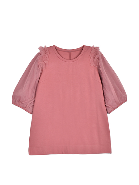 ﾁｭｰﾙﾚｲﾔｰﾄﾞのﾌｪﾐﾆﾝﾌｫﾙﾑﾄｯﾌﾟｽ 詳細画像 ﾋﾟﾝｸ 1