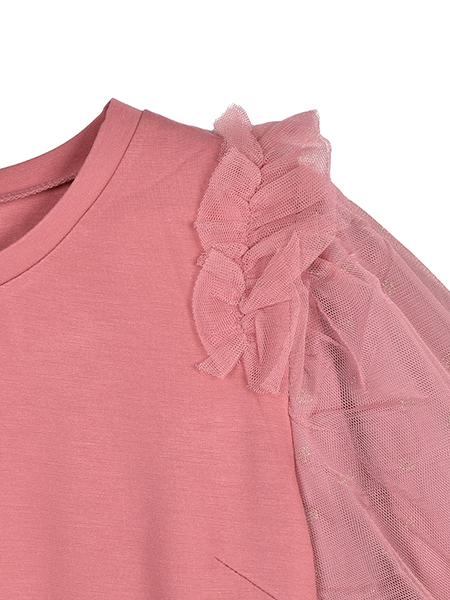 ﾁｭｰﾙﾚｲﾔｰﾄﾞのﾌｪﾐﾆﾝﾌｫﾙﾑﾄｯﾌﾟｽ 詳細画像 ﾋﾟﾝｸ 4