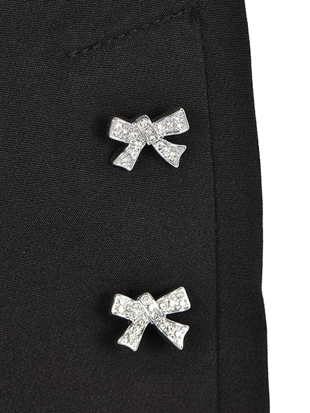 HAPPYｷﾗｷﾗﾘﾎﾞﾝﾎﾞﾀﾝのｽﾀｲﾘｯｼｭﾊﾟﾝﾂ 詳細画像 ﾌﾞﾗｯｸ 7