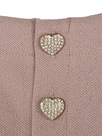 ﾊｰﾄ刺繍ﾁｭｰﾙｽﾘｰﾌﾞのﾌｪﾐﾆﾝﾜﾝﾋﾟｰｽ 詳細画像