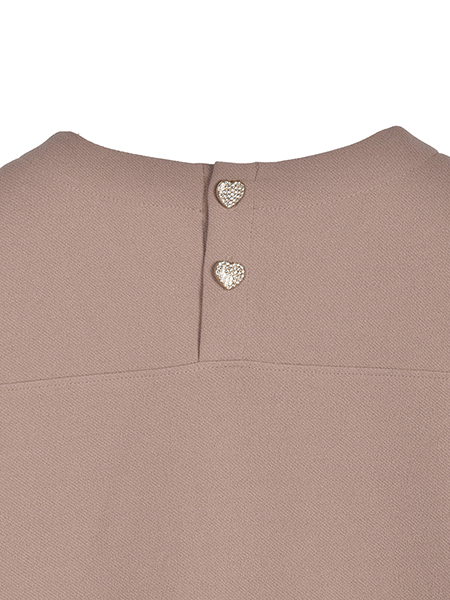 ﾊｰﾄ刺繍ﾁｭｰﾙｽﾘｰﾌﾞのﾌｪﾐﾆﾝﾜﾝﾋﾟｰｽ 詳細画像 ﾄｰﾌﾟ 4