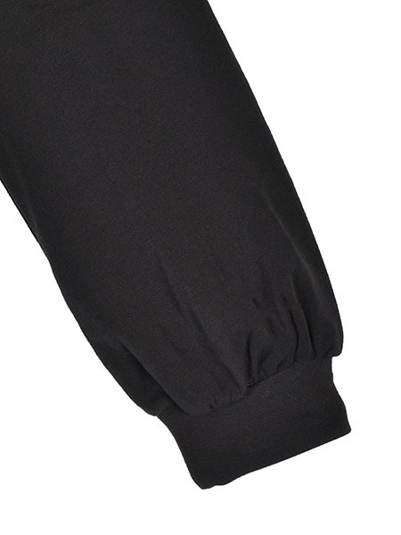 ﾌｪﾐﾆﾝﾌｫﾙﾑなﾌﾞｰｹふりるﾌｰﾃﾞｨﾁｭﾆｯｸ 詳細画像 ﾌﾞﾗｯｸ 5