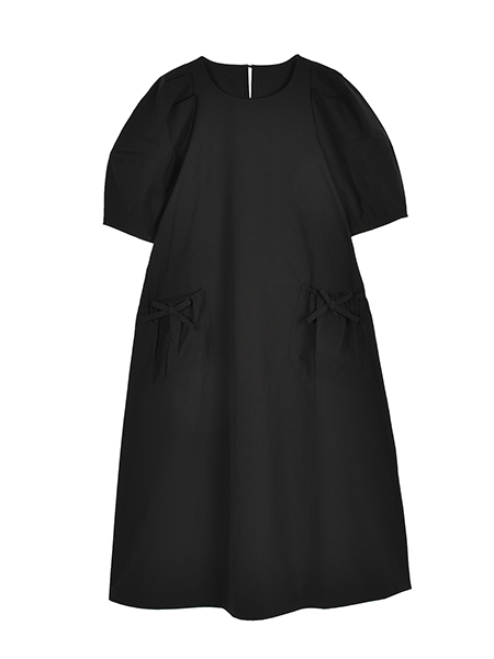 ﾗﾝﾀﾝｽﾘｰﾌﾞがときめく撥水ﾜﾝﾋﾟｰｽ 詳細画像 ﾌﾞﾗｯｸ 1