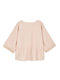 ﾘｯﾁﾚｰｽのｴﾚｶﾞﾝﾄﾌﾚｱﾌﾟﾙｵｰﾊﾞｰ 詳細画像